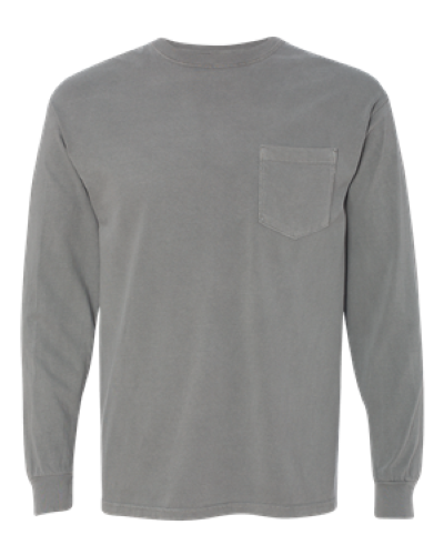 Picture of Comfort Colors Garment-Dyed Heavyweight Long Sleeve Pocket T-Shirt