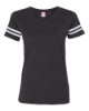 Picture of LAT Women's Football V-Neck Fine Jersey Tee