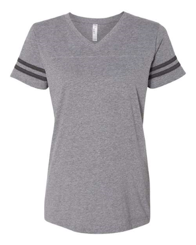 Picture of LAT Women's Football V-Neck Fine Jersey Tee