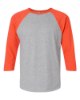 Picture of LAT Baseball Fine Jersey 3/4 Sleeve Tee