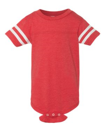 Picture of Rabbit Skins Infant Football Fine Jersey Bodysuit