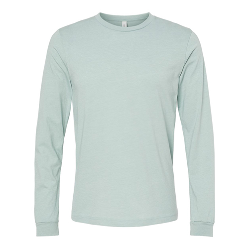 Picture of BELLA + CANVAS Heather CVC Long Sleeve Tee