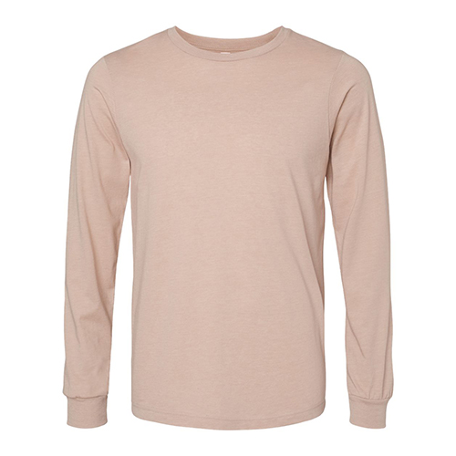 Picture of BELLA + CANVAS Heather CVC Long Sleeve Tee