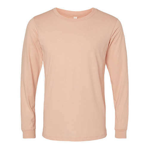 Picture of BELLA + CANVAS Heather CVC Long Sleeve Tee