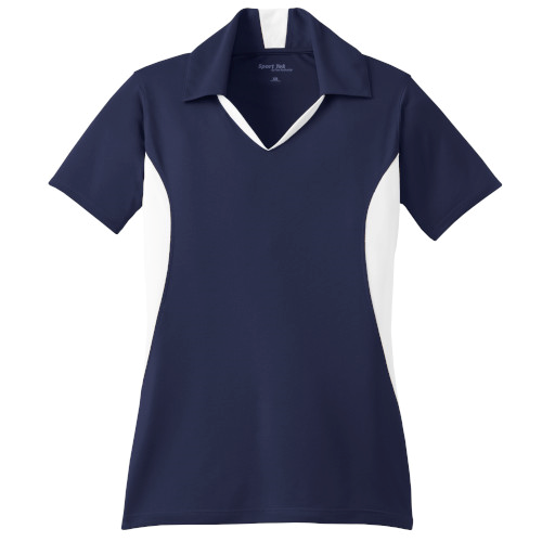 Picture of Sport-Tek Ladies Side Blocked Micropique Sport-Wick Polo