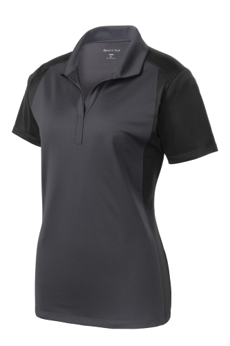 Picture of Sport-Tek Ladies Colorblock Micropique Sport-Wick Polo