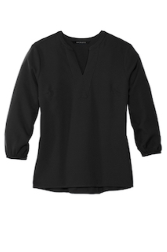 Picture of Mercer+Mettle Women's Stretch Crepe 3/4-Sleeve Blouse