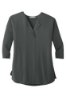 Picture of Port Authority Ladies Concept 3/4-Sleeve Soft Split Neck Top