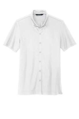 Picture of Mercer+Mettle Stretch Pique Full-Button Polo