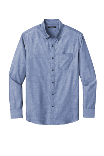 Picture of Port Authority Long Sleeve Chambray Easy Care Shirt