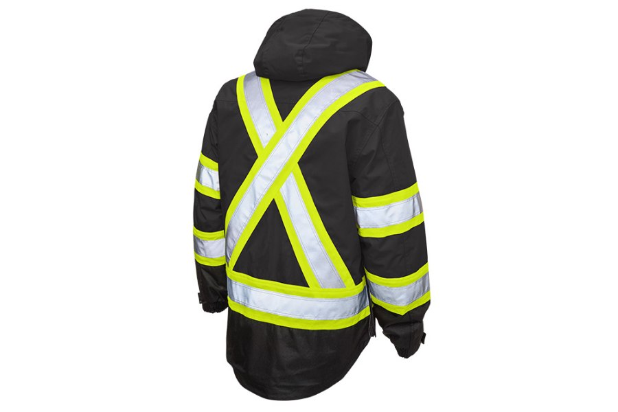 Work King Safety 5 in 1 Safety cheapest Jacket S426 3m Striping Work Hi Vis Medium NWT