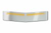 Picture of Trux 13" Post Mount Louvered "Glow Trim" Sun Visor - Kenworth
