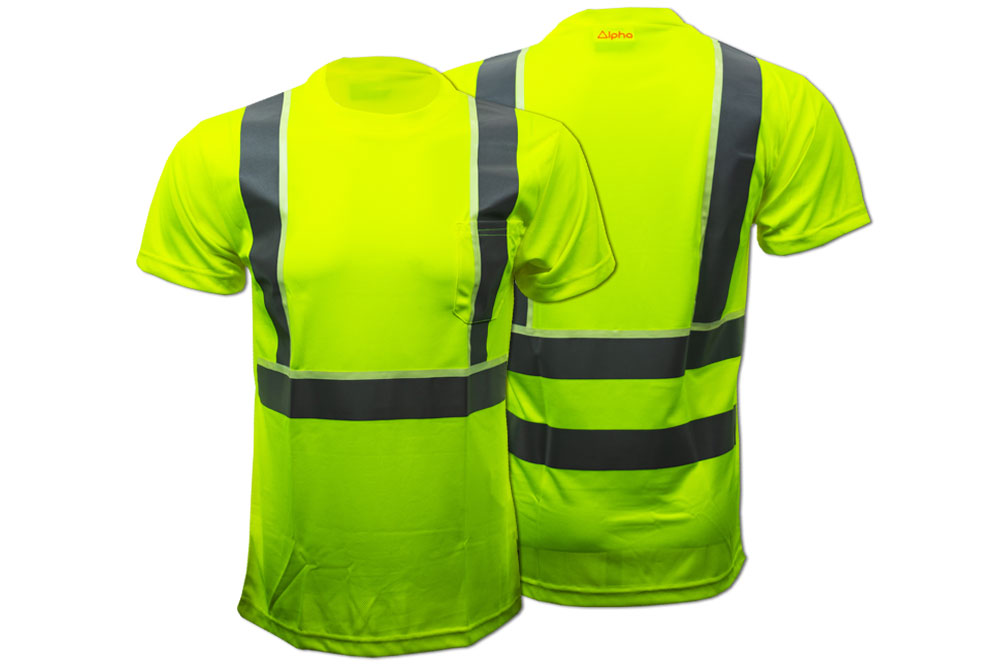 Picture of Alpha Workwear Class 2 Glow-in-the-Dark Short Sleeve T-Shirt