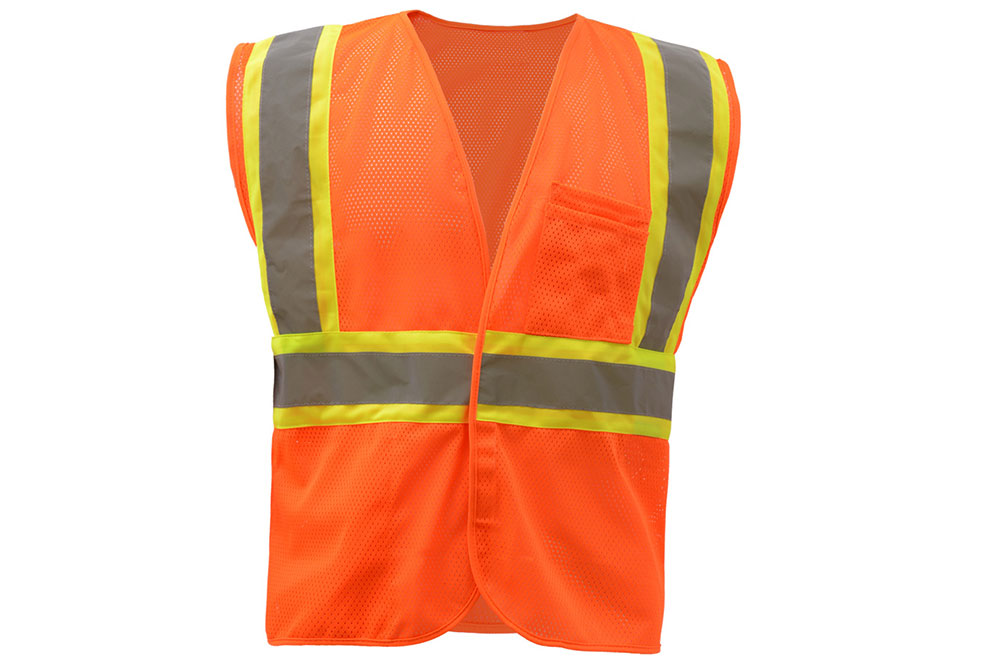 Picture of GSS Safety Class 2 Two Tone Mesh Hook and Loop Safety Vest