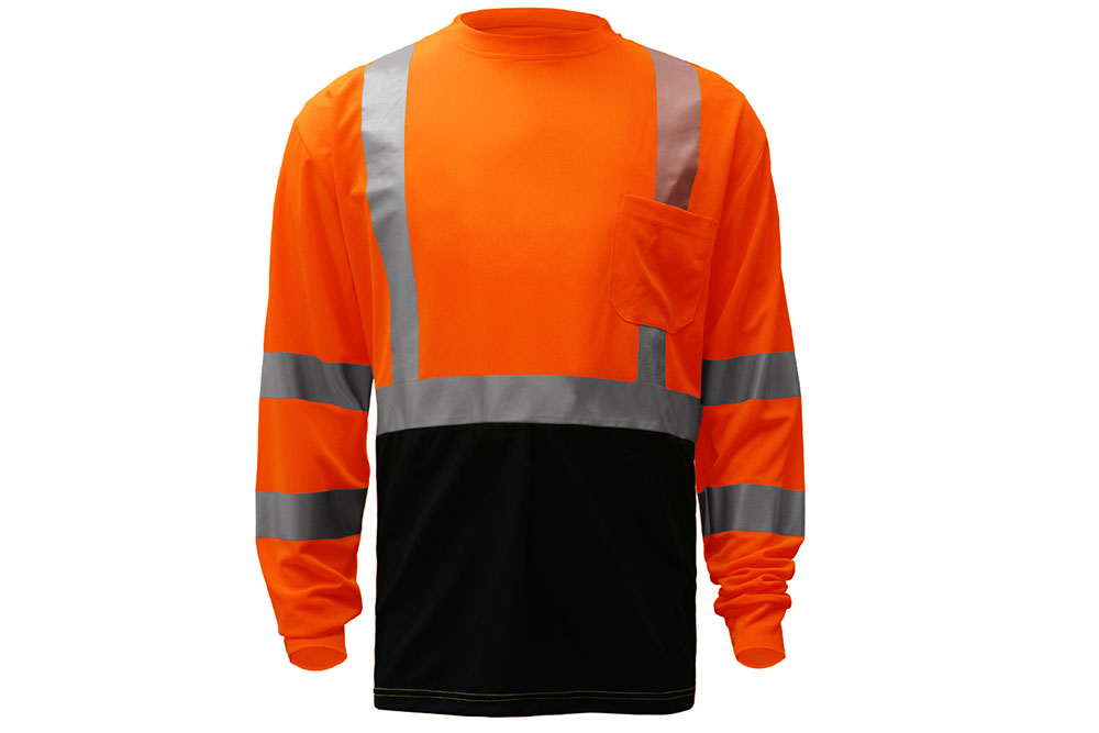 Picture of GSS Safety Class 3 Long Sleeve Shirt with Black Bottom