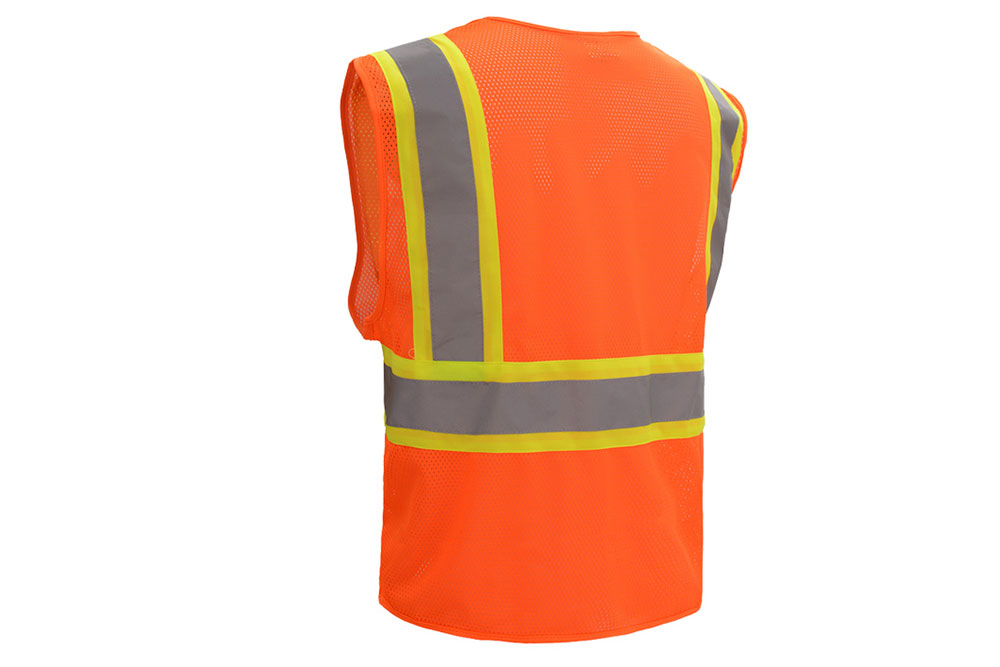 Picture of GSS Safety Class 2 Two Tone Mesh Zipper Safety Vest