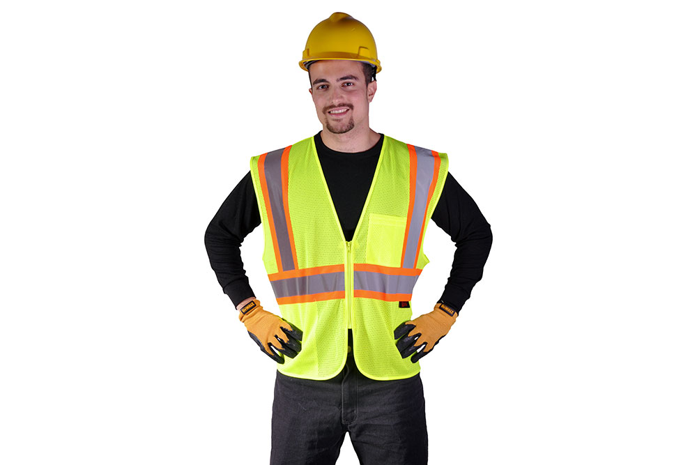 Picture of GSS Safety Class 2 Two Tone Mesh Zipper Safety Vest