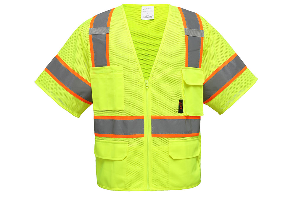 Picture of GSS Safety Class 3 Premium Two Tone Reflective Safety Vest w/6 Pockets