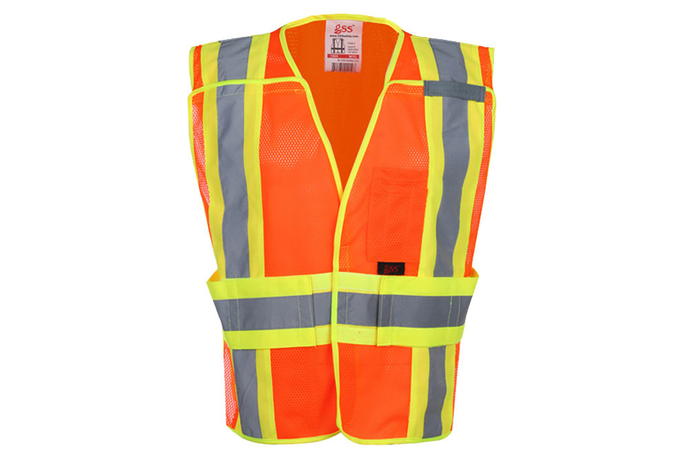 Picture of GSS Safety Class 2 Breakaway Expandable Mesh Safety Vest