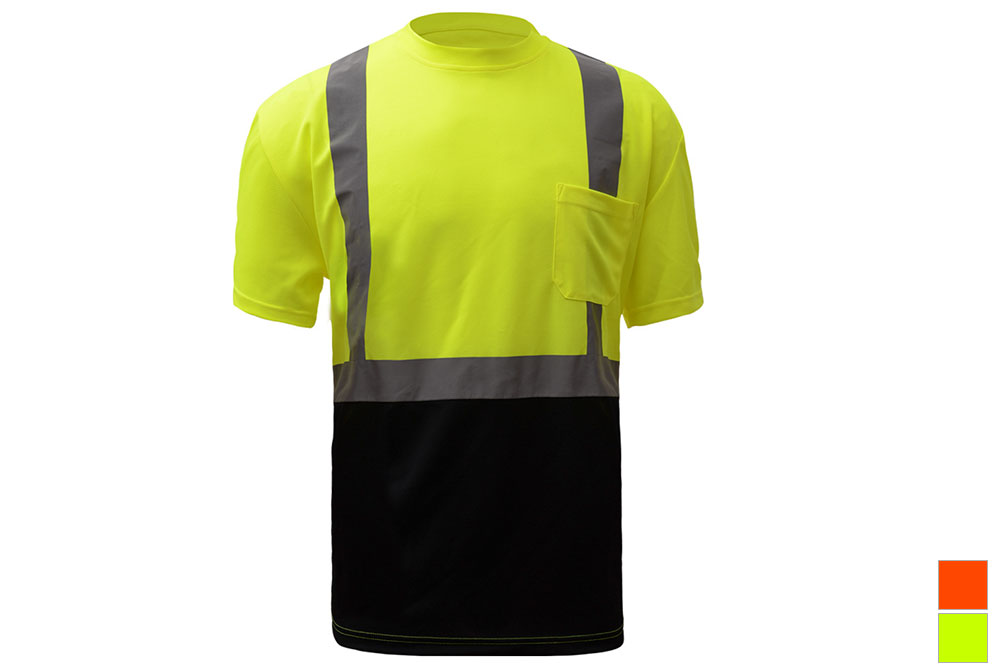 Picture of GSS Safety Class 2 Short Sleeve T-Shirt with Black Bottom