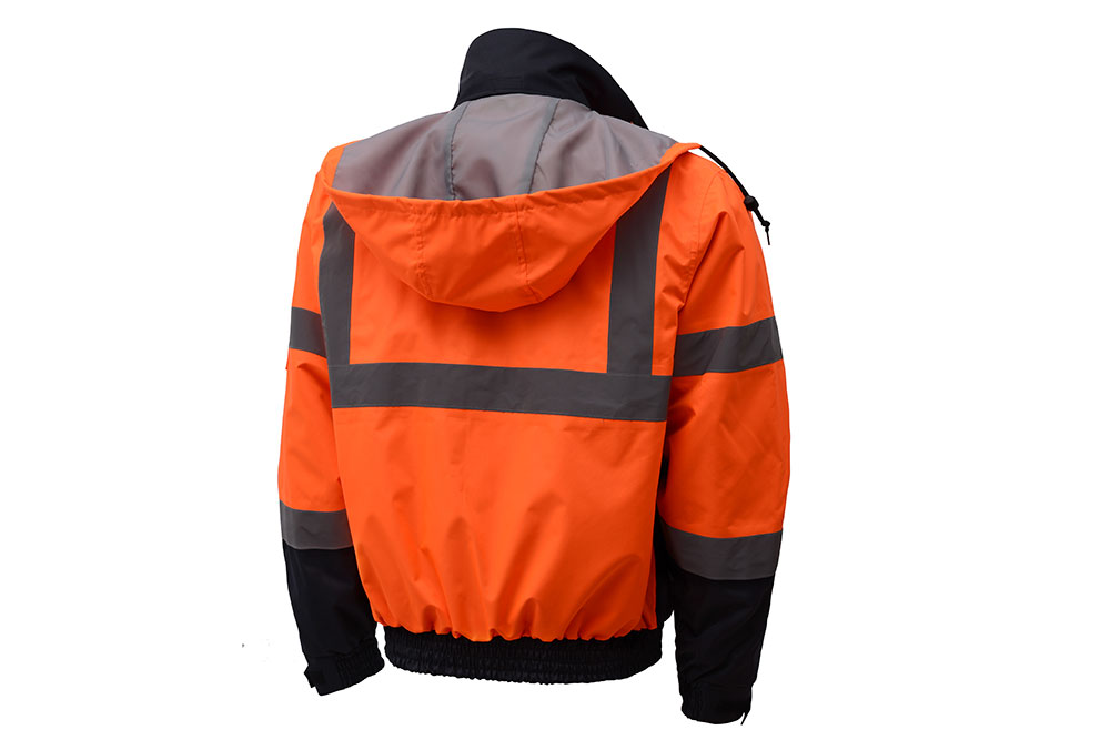 Picture of GSS Safety 3-in-1 Waterproof Class 3 Bomber with Black Bottom and Removable Fleece