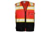 Picture of Kishigo Class 2 Black Series Black Bottom Vest