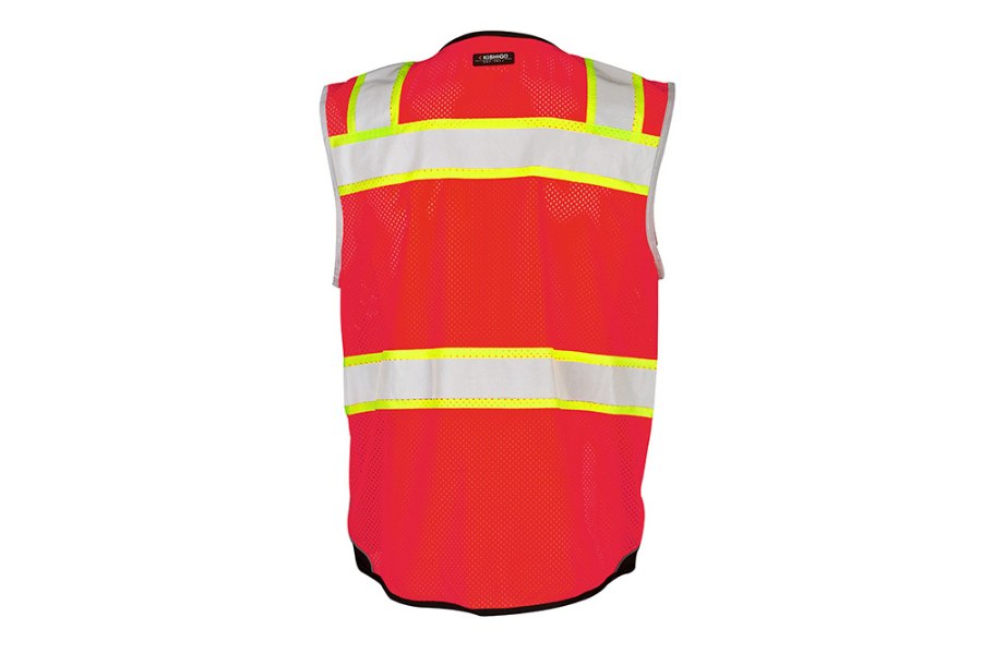 Kishigo Class 2 Black Series Black Bottom Vest | Zip's