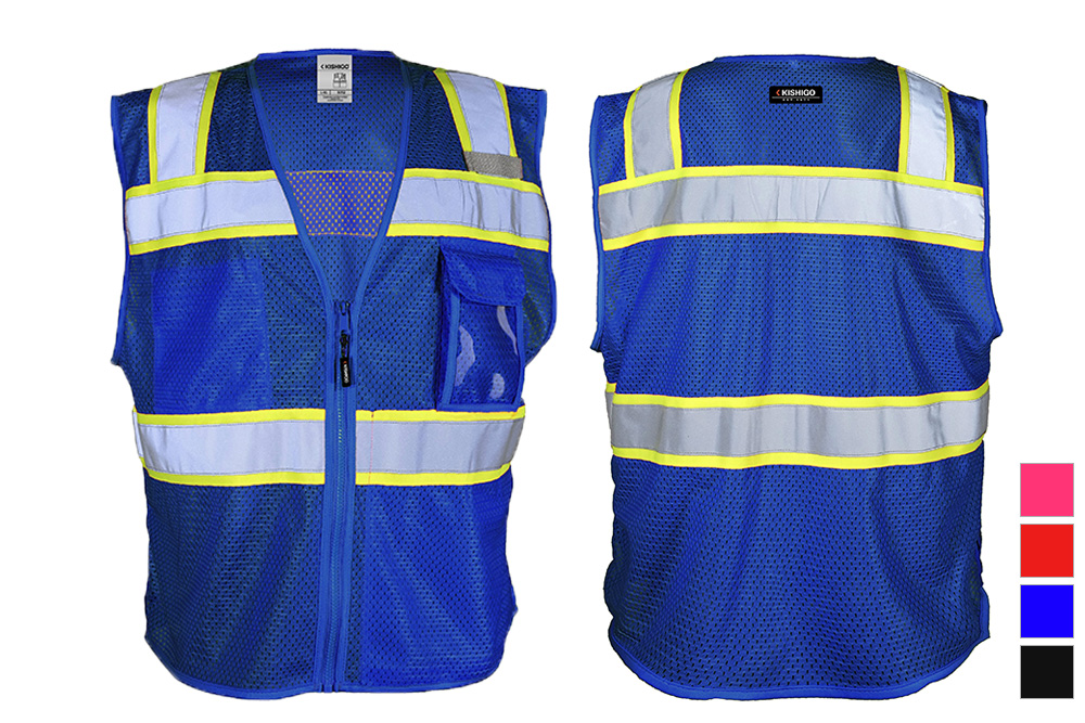 Picture of Kishigo Enhanced Visibility 3 Pocket Mesh Vest