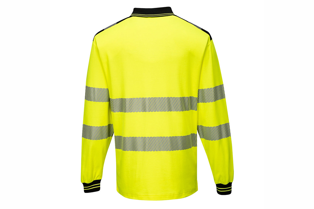 Picture of Portwest Hi-Vis Long Sleeve Polo Shirt