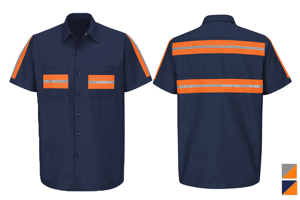 Picture of Red Kap Enhanced Visibility Short Sleeve Work Shirt