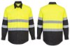 Picture of Portwest Two Tone Long Sleeve Button Up Work Shirt