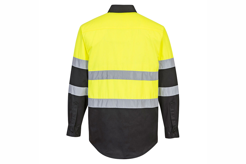 Picture of Portwest Two Tone Long Sleeve Button Up Work Shirt
