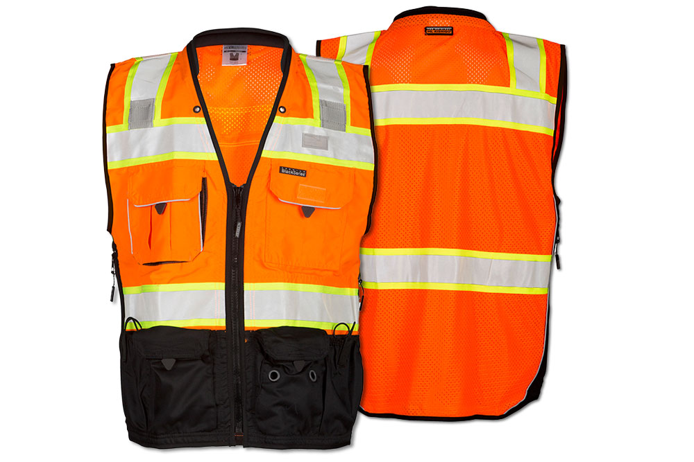 Picture of Kishigo Class 2 Black Series Surveyors Vest