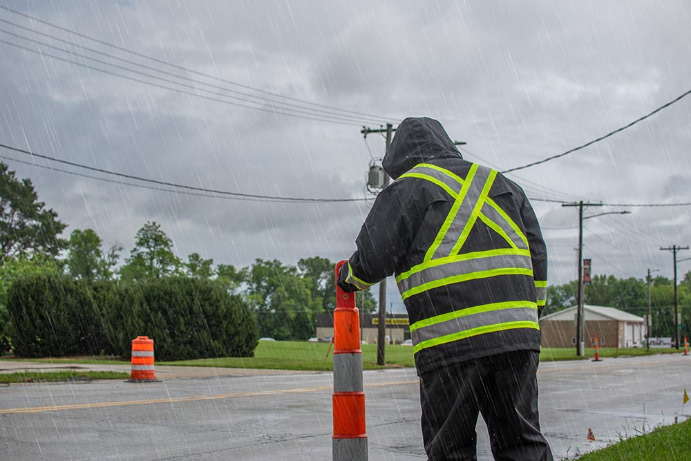 Picture of Tough Duck Safety Rain Jacket