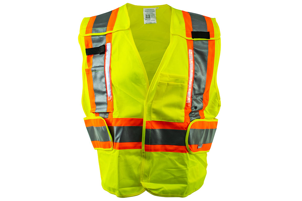 Picture of NiteBeams Hi-Vis 5 Point Breakaway LED Vest, Class 2