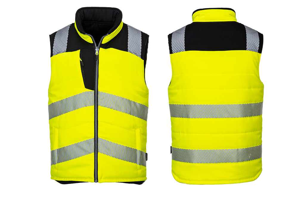 Picture of Portwest Hi-Vis Insulated Reversible Vest