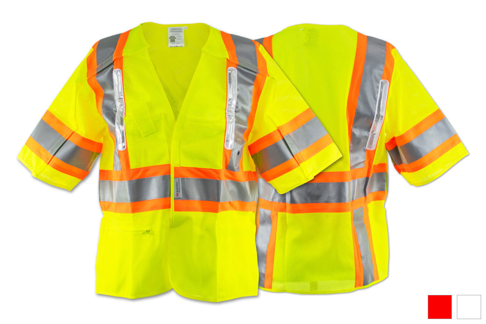 Picture of NiteBeams Hi-Vis 5 Point Breakaway Class 3 LED Vest