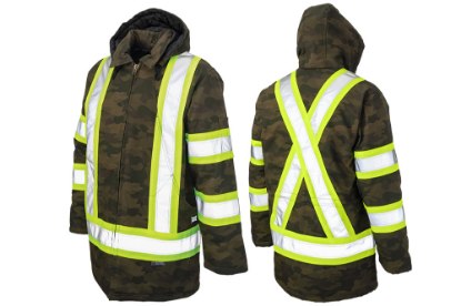 Picture of Tough Duck Safety Camo Flex Duck Safety Parka