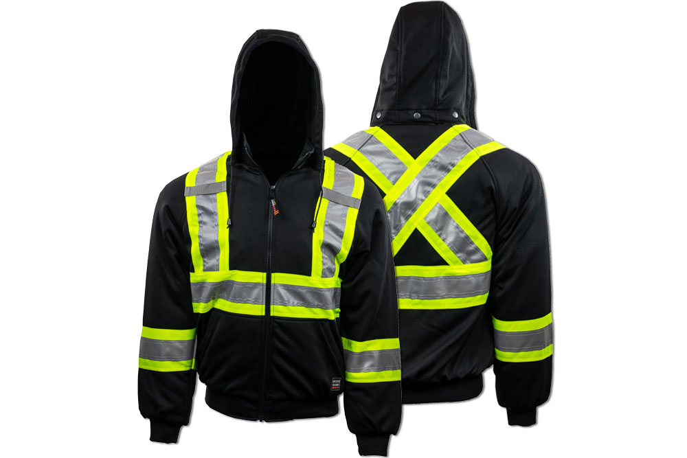 Picture of Tough Duck Safety Insulated Full-Zip Hooded Sweatshirt