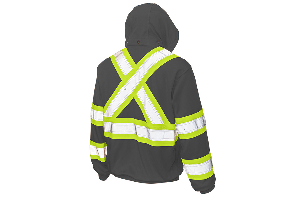 Picture of Tough Duck Safety Unlined Full-Zip Hooded Sweatshirt