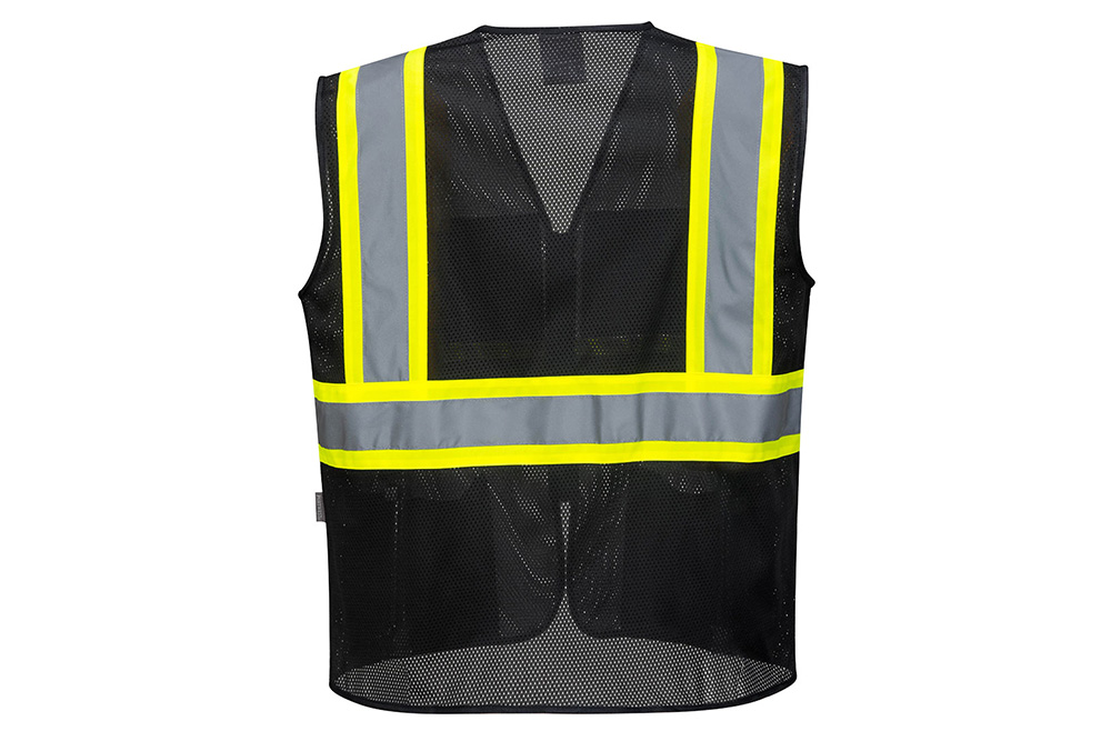 Picture of Portwest Iona Plus Black Mesh Vest