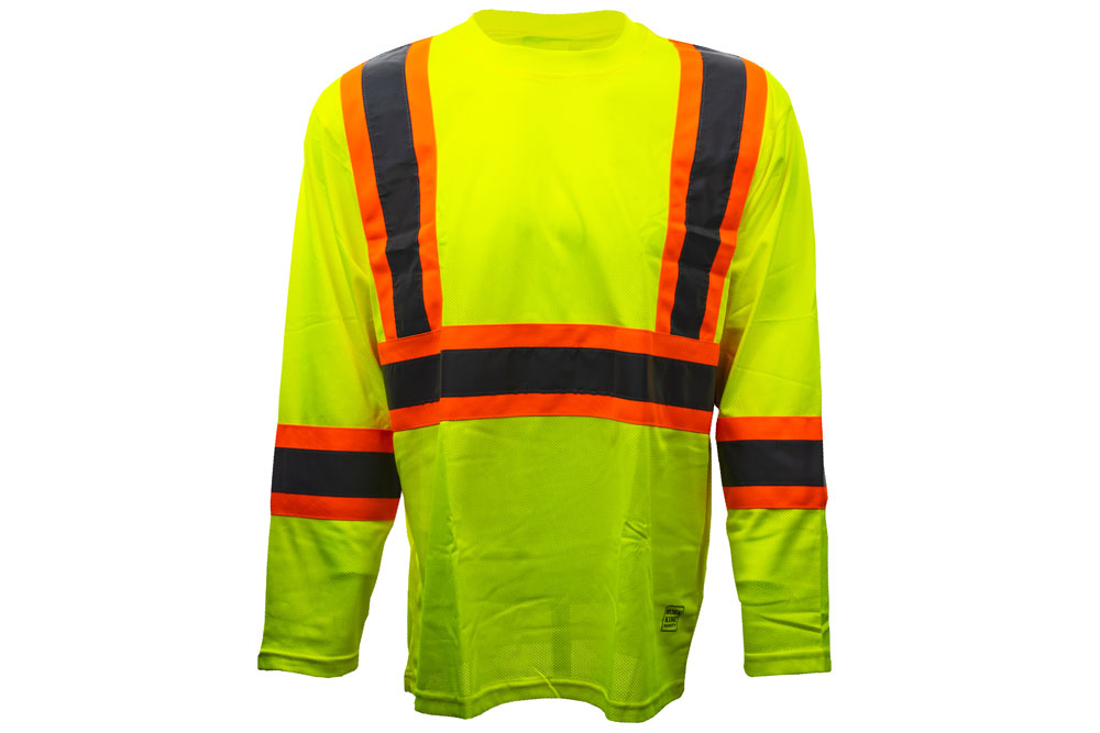 Picture of Tough Duck Safety Long Sleeve Mesh Safety T-Shirt