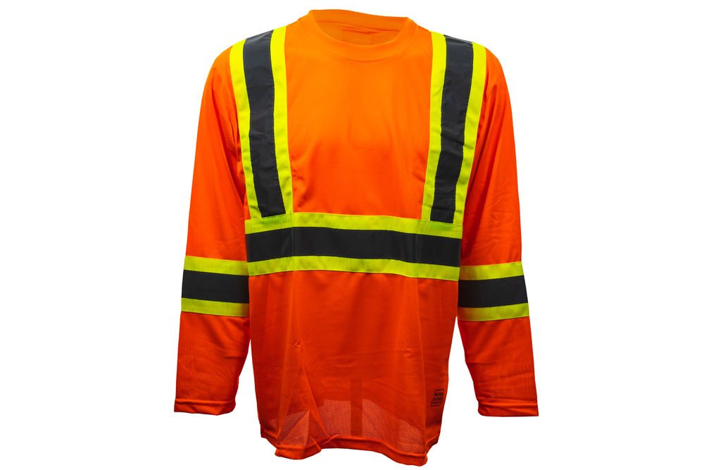 Picture of Tough Duck Safety Long Sleeve Mesh Safety T-Shirt