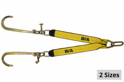 Picture of B/A Products Low Profile V-Strap Assembly with 15" J/T Hooks