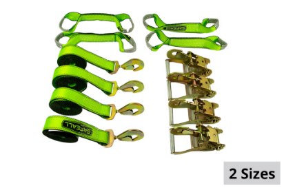 Picture of SafeAll 8 Point Tie-Down with Twisted Snap Hooks