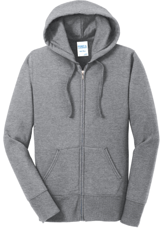 Picture of Port & Company Ladies Core Fleece Full-Zip Hooded Sweatshirt