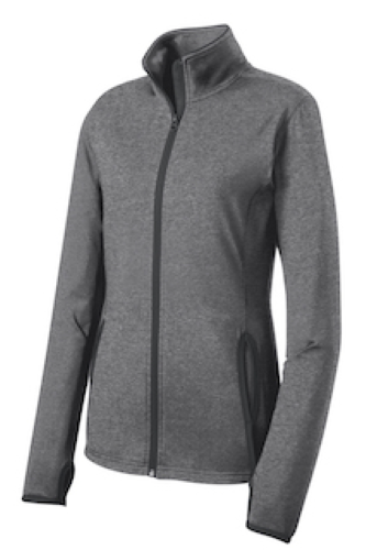 Picture of Sport-Tek Ladies Sport-Wick Stretch Contrast Full-Zip Jacket