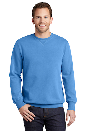 Picture of Port & Company Beach Wash Garment-Dyed Crewneck Sweatshirt