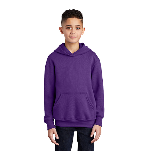 Picture of Port & Company Youth Core Fleece Pullover Hooded Sweatshirt