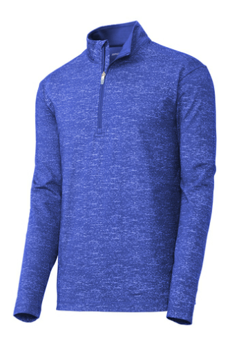 Picture of Sport-Tek Sport-Wick Stretch Reflective Heather 1/2-Zip Pullover